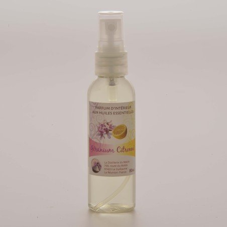 Parfum d'ambiance au Géranium-Citron 80ml